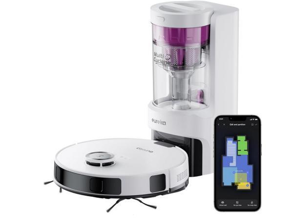 Veiling - Eureka E10S Wit - Robotstofzuiger met dweilfunctie, Witgoed en Apparatuur, Stofzuigers
