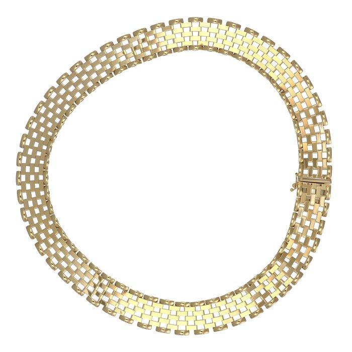 Halsketting - 18 karaat Geel goud, Witgoud, Sieraden, Tassen en Uiterlijk, Kettingen