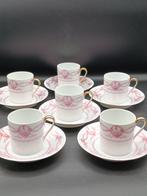 Limoges - Jammet Seignolles - Koffieservies (12) - Porselein, Antiek en Kunst