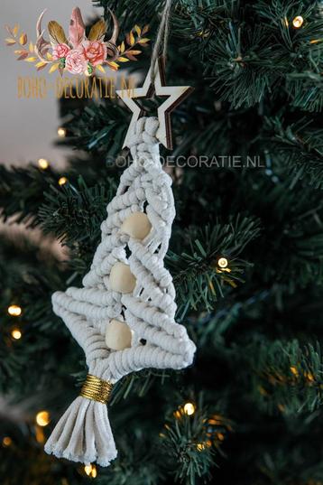 Boho macrame kerstboomhanger beschikbaar voor biedingen