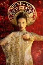 Viet Ha Tran - The Red Golden Imprint - XL, Antiek en Kunst