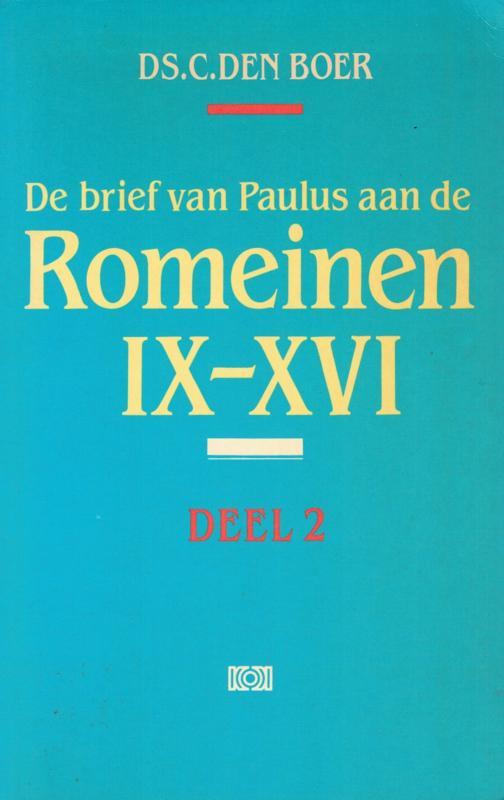 Boer, Ds. C. den-De brief van Paulus aan de Romeinen (deel, Boeken, Overige Boeken, Gelezen, Verzenden