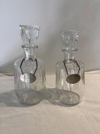 Baccarat - Fles (2) - Kristal - Glazen flessen, Antiek en Kunst