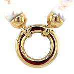 Vintage parel collier met gouden sluiting 14 krt, Sieraden, Tassen en Uiterlijk, Kettingen, Ophalen of Verzenden, Nieuw