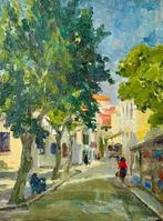 Maurice Paul (1889-1965) - Zonnig doorkijkje Menton, Antiek en Kunst