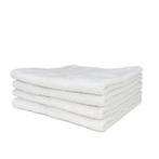 Badlaken Wit 70x135cm 100% Katoen - Treb STAN, Nieuw, Handdoek, Verzenden, Overige kleuren