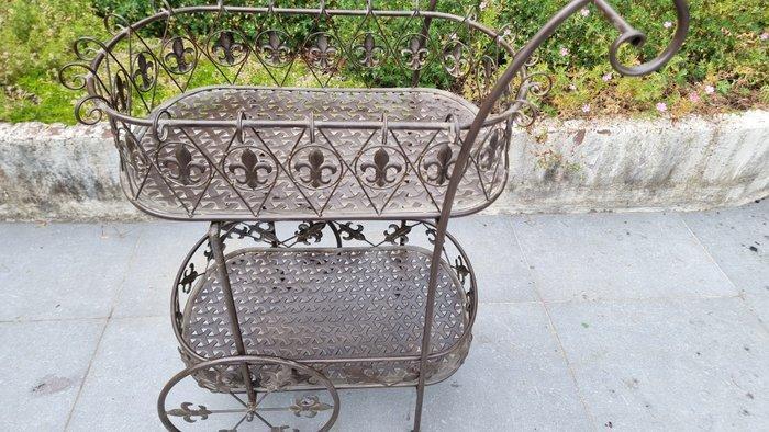 Rek - IJzer, Metaal - Flower rack -flower cart, Antiek en Kunst, Curiosa en Brocante
