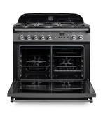 Rangemaster Classic Fornuis FX90 Zwart, Witgoed en Apparatuur, Fornuizen, 60 cm of meer, Nieuw, Ophalen of Verzenden, Energieklasse A of zuiniger