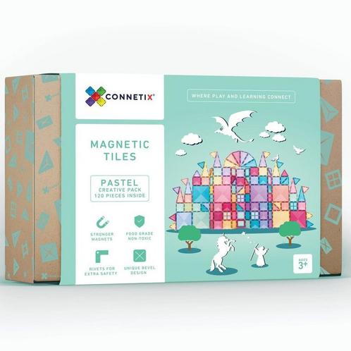 Connetix - Creative Pack Pastel 120 stuks - magnetisch, Kinderen en Baby's, Speelgoed | Overig