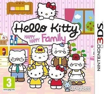 Hello Kitty Happy Happy Family (3DS Games), Spelcomputers en Games, Games | Nintendo 2DS en 3DS, Zo goed als nieuw, Ophalen of Verzenden