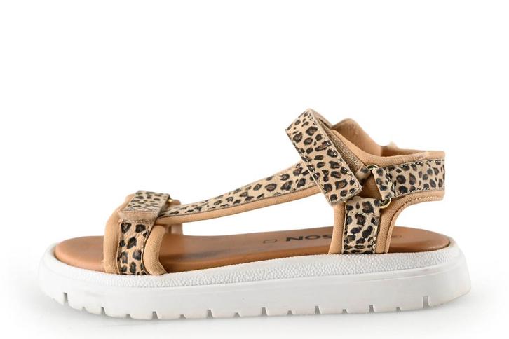 Nelson Sandalen in maat 36 Panter, Kleding | Dames, Schoenen, Overige kleuren, Zo goed als nieuw, Sandalen of Muiltjes, Verzenden