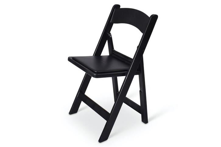 Klapstoel | Wedding chair - Zwart, Huis en Inrichting, Stoelen, Nieuw, Kunststof, Ophalen of Verzenden