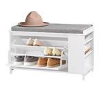 Schoenenbank met Klep en Open Vak – Comfortabele Opbergbank, Huis en Inrichting, Kasten | Schoenenkasten, Verzenden, Nieuw