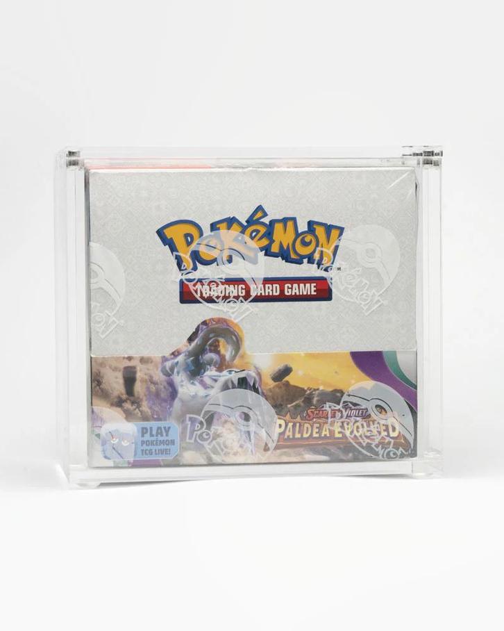 Premium Pokemon Booster Box Acryl display case, Hobby en Vrije tijd, Verzamelkaartspellen | Pokémon, Nieuw, Verzenden