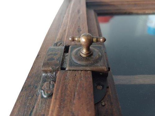 Vitrinekast - Eik - Kunst en ambachten, Antiek en Kunst, Curiosa en Brocante