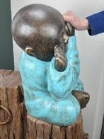 Beeld, Boeddha kind - zie geen kwaad - 50 cm -