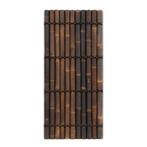 Bamboe schutting halfrond - 90 x 200 cm - Donker - Eviro Bam, Verzenden, Nieuw