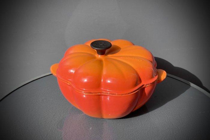 Le Creuset - Braadpan - Citrouille - Pompoen - Emaille, bron, Antiek en Kunst, Antiek | Keukenbenodigdheden