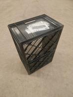 Stapelbare krat 600x400x270mm geperforeerd 55L zwart PP-R,, Doe-het-zelf en Verbouw, Kratten en Dozen, Gebruikt, 40 tot 60 cm