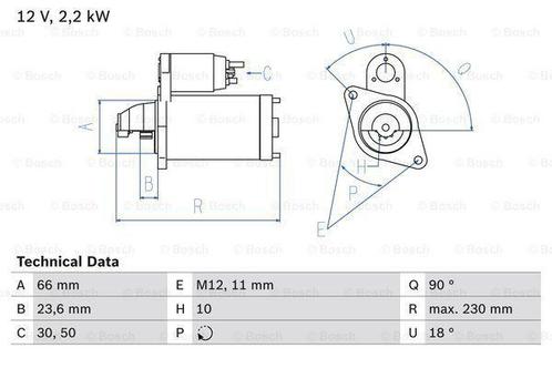 Startmotor / Starter AUDI A4 B8,Avant,Allroad (2.7 TDI,..., Auto-onderdelen, Motor en Toebehoren, Nieuw, Ophalen of Verzenden