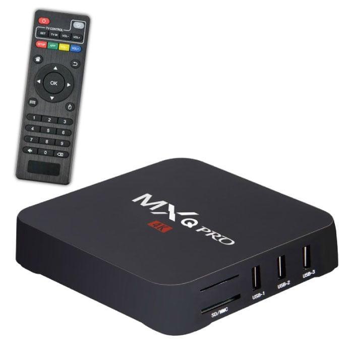MXQ Pro 4K TV Box Mediaspeler Android Kodi - 1GB RAM - 8GB, Audio, Tv en Foto, Televisie-accessoires, Nieuw, Verzenden