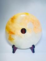 ***GEEN RESERVE*** Onyx Plak - Donutvorm - Natuursteen -