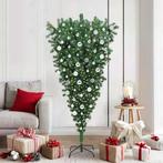 vidaXL Opwaarts Kunstkerstboom met Bollen Set Groen 180 cm, Diversen, Kerst, Verzenden, Nieuw