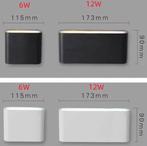 Waterdichte LED Wandlamp 12W – Moderne Upen Down Buitenlamp, Verzenden, Nieuw