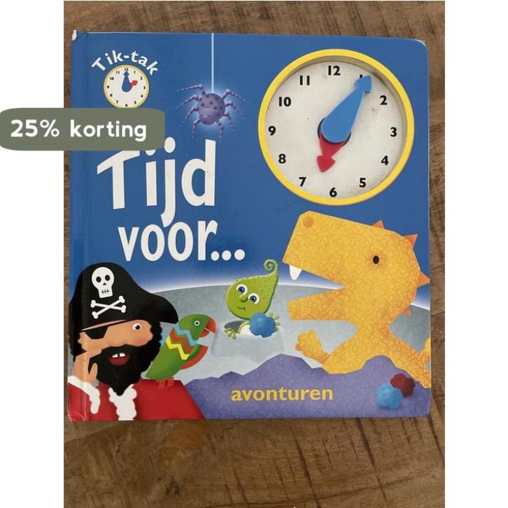 Tijd voor... avonturen - Tik tak klokboekje 9789039622216, Boeken, Overige Boeken, Gelezen, Verzenden