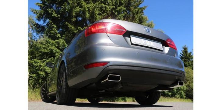 FOX VW Jetta VI einddemper rechts/links - 145x65 type 59 rec, Auto-onderdelen, Uitlaatsystemen, Nieuw, Verzenden