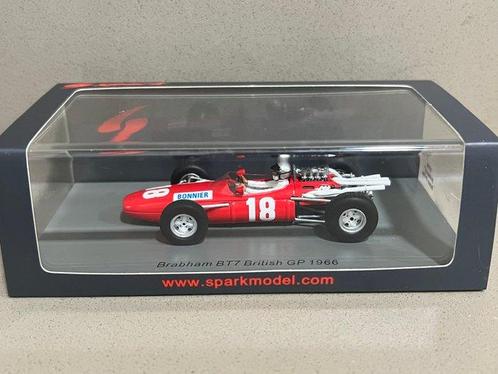 Spark 1:43 - Modelauto - Brabham BT7 British GP 1966, Hobby en Vrije tijd, Modelauto's | 1:5 tot 1:12