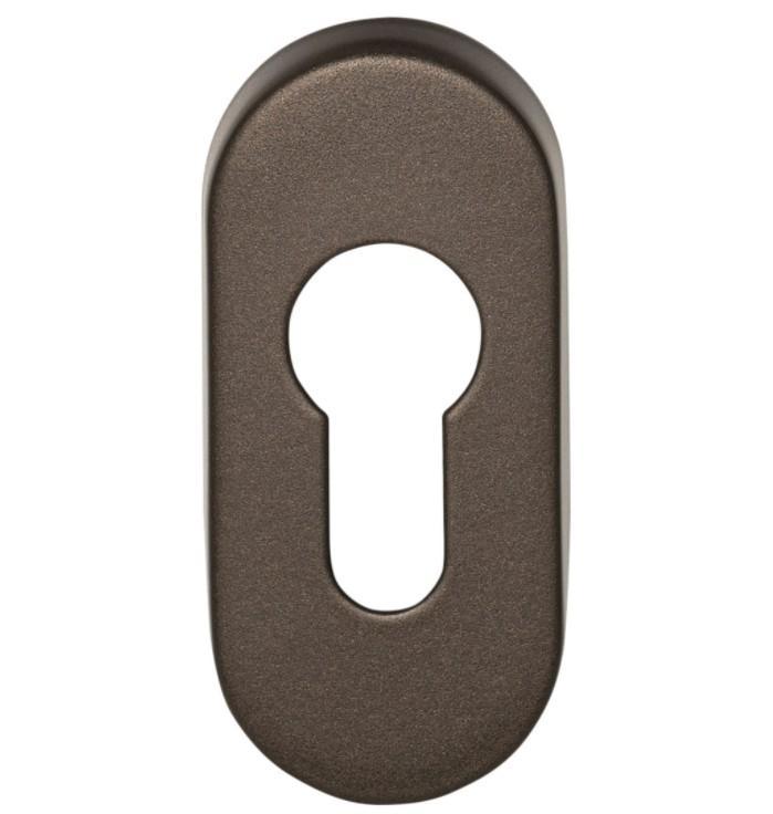 Cilinderplaatje ovaal BASICS LBY32 brons, Doe-het-zelf en Verbouw, Hang- en Sluitwerk, Verzenden