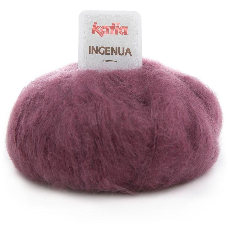 Katia Ingenua - 58 donkerheide - Mohair Garen, Hobby en Vrije tijd, Breien en Haken, Ophalen of Verzenden