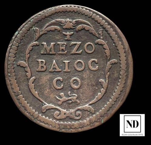 Vaticaan. INNOCENCIO XI. 1/2 Baiocco Vaticano (Zonder, Postzegels en Munten, Munten | Europa | Niet-Euromunten