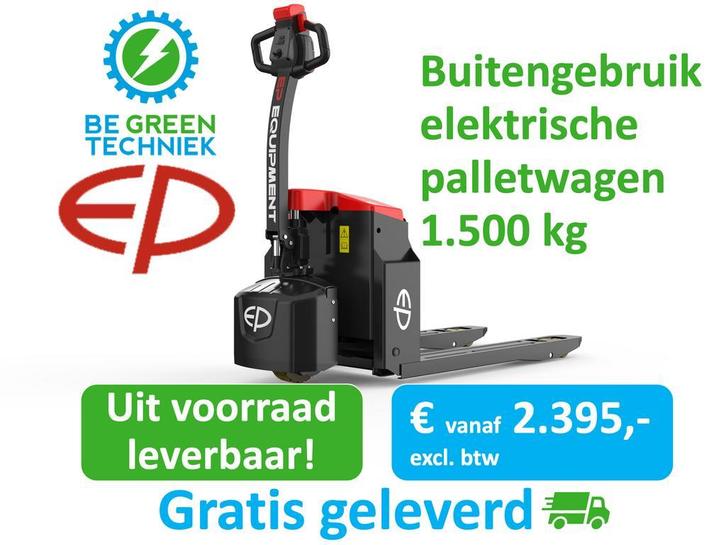 Elektrische palletwagen | 1500 kg | Rubber wiel | vanaf:, Zakelijke goederen, Machines en Bouw | Heftrucks en Intern transport