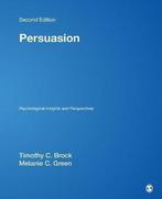 Persuasion 9780761928096 Timothy C. Brock, Verzenden, Gelezen, Timothy C. Brock