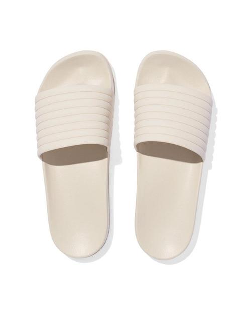 HEMA Dames badslippers met ribbelband gebroken wit, Kleding | Dames, Overige Dameskleding, Nieuw, Verzenden