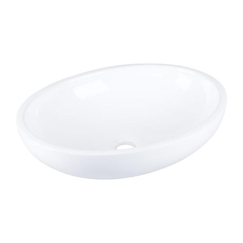 Waskom Differnz Dias Ovaal 50x38x14 cm Keramiek Wit, Doe-het-zelf en Verbouw, Sanitair, Overige typen, Nieuw, Ophalen of Verzenden