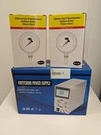 Switching power supply en 2x thermometer, Doe-het-zelf en Verbouw, Nieuw