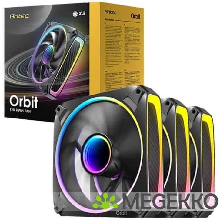 Antec Orbit ARGB 120mm 3 fans, Computers en Software, Computerkoelers, Nieuw, Verzenden