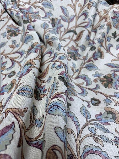 Heerlijke rustieke jacquard gobelin multicolor ramages San, Antiek en Kunst, Antiek | Kleden en Textiel