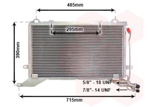 LUCHTCONDENSATOR VOOR MERCEDES BENZ E-KL W210 1995-1999, Auto-onderdelen, Airco en Verwarming, Nieuw, Ophalen of Verzenden