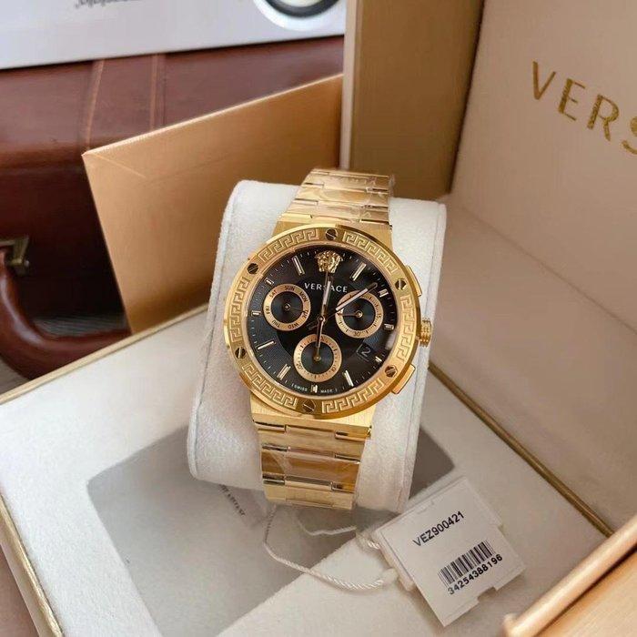 Versace - Greca chronograph - Zonder Minimumprijs - Heren -, Sieraden, Tassen en Uiterlijk, Horloges | Heren