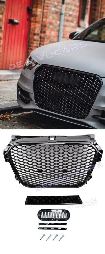 RS1 Look Front Grill voor Audi A1 8X / S line, Auto diversen, Tuning en Styling, Ophalen of Verzenden