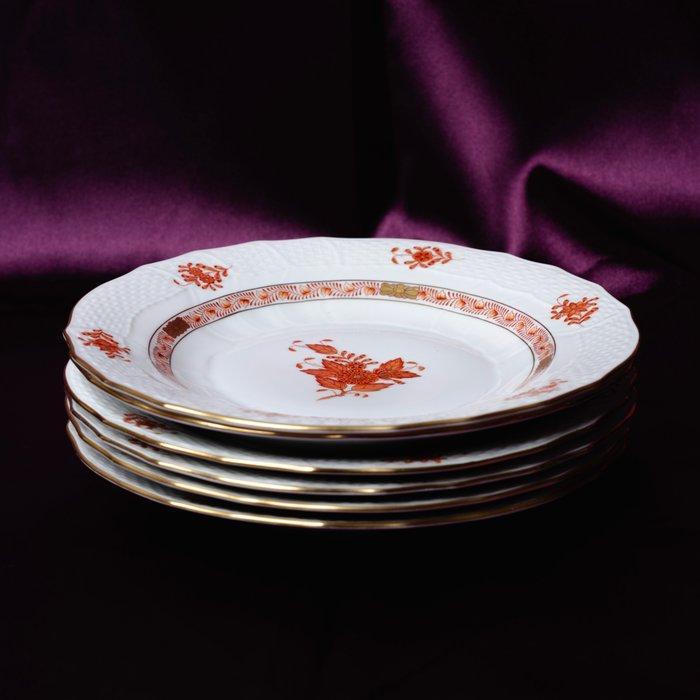 Herend - Bord - Porselein - 6 stuks Rust Salad Plates, Antiek en Kunst, Antiek | Meubels | Tafels
