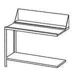 Roestvrijstalen Aan- of afvoertafel links | 120x72x85 cm, Verzenden, Nieuw in verpakking