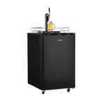 Biertap kegerator fustkoelkast single tapkoelkast 50L zwart, 150 tot 200 liter, Zonder vriesvak, Minder dan 85 cm, Nieuw