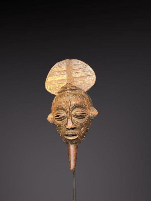 Lulua-masker (40 CM) - lulua - Bena Lulua - DR Congo, Antiek en Kunst, Kunst | Niet-Westerse kunst