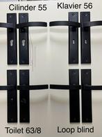 Tokyo deurklink op schild mat zwart - kruk - deurkruk -klink, Ophalen of Verzenden, Nieuw, Slot