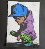 Jinks Kunst - BEN - HANDMADE PAPER (LEEK PAPER) - UNIQUE